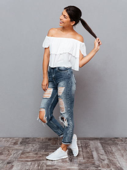 Sassafras Regular Women Blue Jeans