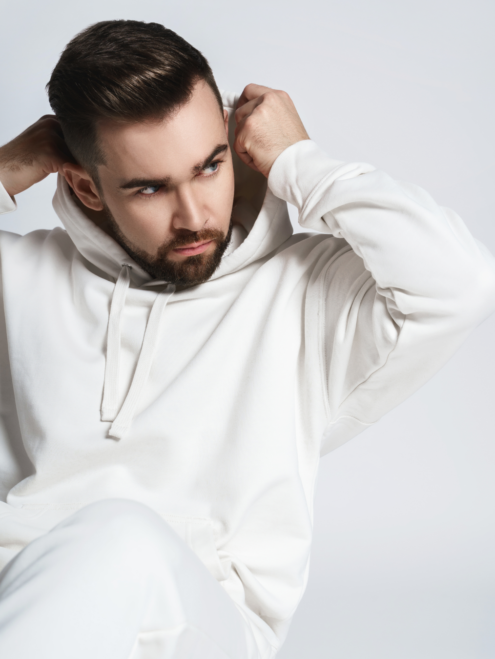 defacto full sleeve solid men sweatshirt