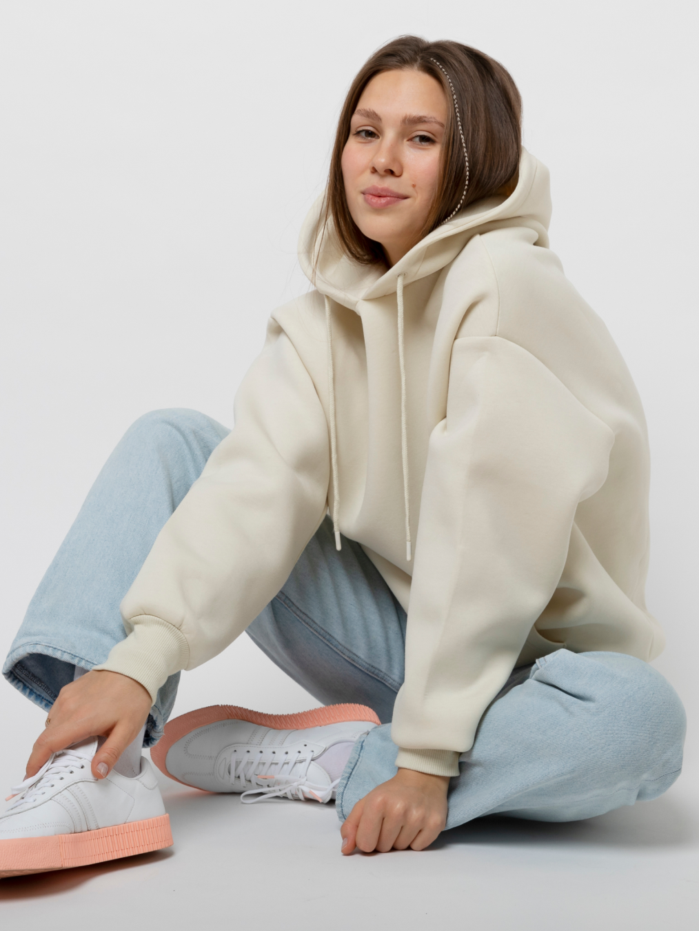 womens basic hoodies with front pocket