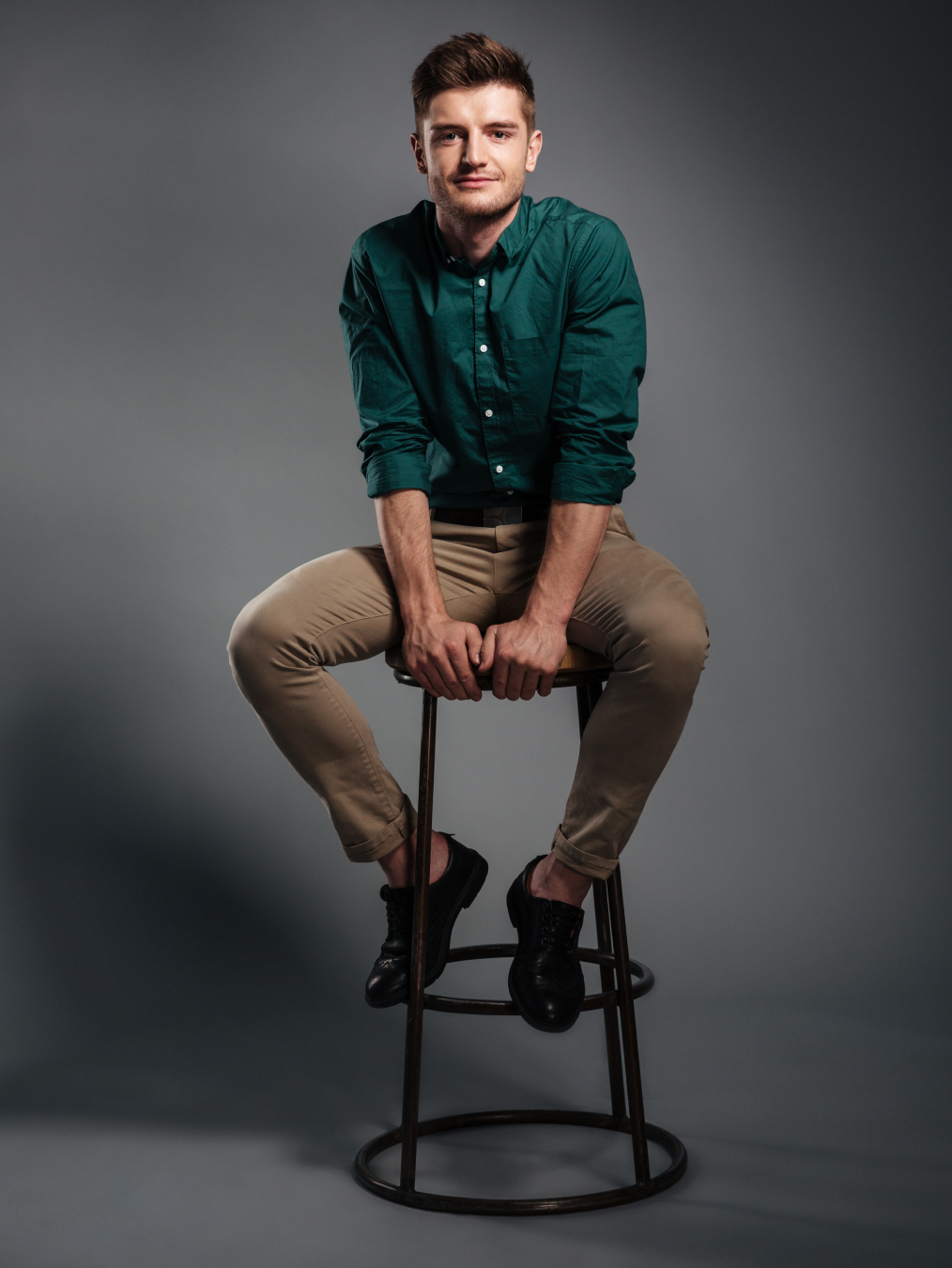 majestic man solid slim fit casual shirt for men