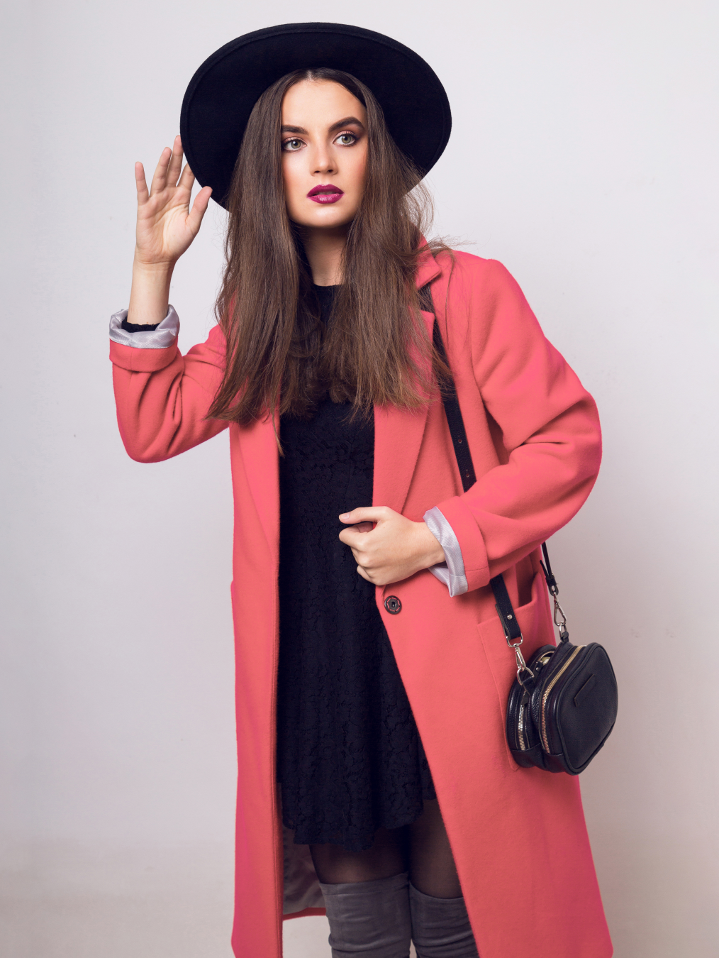 chkokko woolblend solid coat