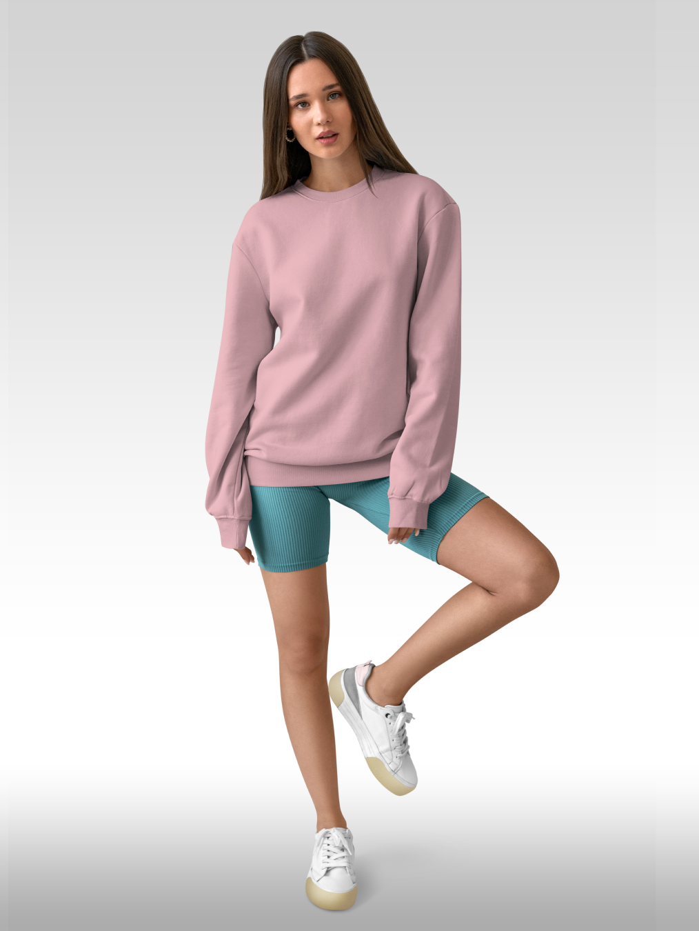 clothifyco full sleeve solid women sweatshirt