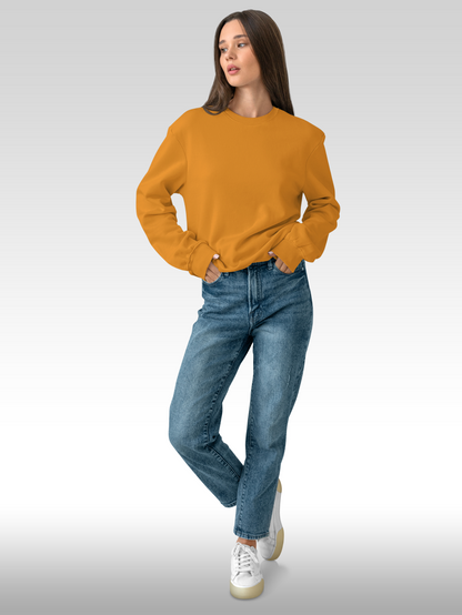 Clothifyco Full Sleeve Solid WoMen Sweatshirt